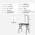thumbnail image 3 of KFFKFF Pet Dog Cat Grooming Table Arm with Clamp 32'' Foldable Adjustable Height, 3 of 9