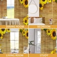 thumbnail image 2 of 2 Pack Sunflower Curtains for Bedroom 52x84 inch - Sunflower Kitchen Decor and Spring Decorations for The Home, Yellow Kitchen Curtains and Valances Set, 2 of 5