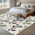 thumbnail image 4 of Green Grey Botanical Area Rugs 5'x8', Small Throw Rugs for Classroom Bedroom, Rustic Country Spring Floral Summer Leaf Indoor Outdoor Rug Non-Slip Low Pile Carpet Runner Reversible Floor Mats, 4 of 8