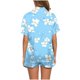 thumbnail image 4 of Conjunto de Verano para las Mujeres, Estampado Cuello de Manga Corta Y Pantalones Cortos, Moda Casual de Dos Piezas, 4 of 8