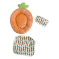 thumbnail image 1 of Accesorios de cama para muñecas, juego de rol, decoración para casa de muñecas, juguetes educativos, juego de colchón para muñecas de 6 pulgadas, lite naranja, 1 of 8