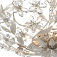 thumbnail image 4 of Crystorama Marselle 6 Light Antique Silver Semi Flush Mount - 24"W x 6"H x 24"D, 4 of 10