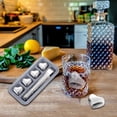 thumbnail image 3 of pdqouc Moules à Glaçons Réutilisables en Forme de Cœur en Acier Inoxydable Ensemble Cadeau pour Hommes et Femmes Parfaits pour Boissons Glaçons Uniques Cadeau, 3 of 4