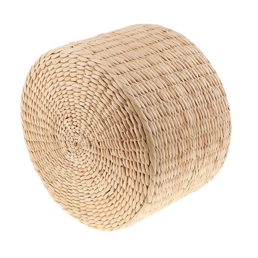 Nishiyuenyi 2pcs Natural Straw Cushion Buckwheat Floor Seat Cushion Couch for Relaxation