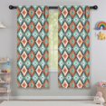 thumbnail image 5 of Blackout Kids Curtains,Multicolor Ethnic Geometric Pattern Childrens Insulated Curtains Set Of 2,Bedroom Essentials,Toddler Room Decor 42x63in(106x160cm), 5 of 5