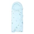 thumbnail image 1 of Muyoka Manta envolvente para beb茅 para reci茅n nacidos y beb茅s, saco de dormir de algod贸n suave y grueso con alas ajustables para ni帽os y ni帽as de 0 a 12 meses (azul), 1 of 7