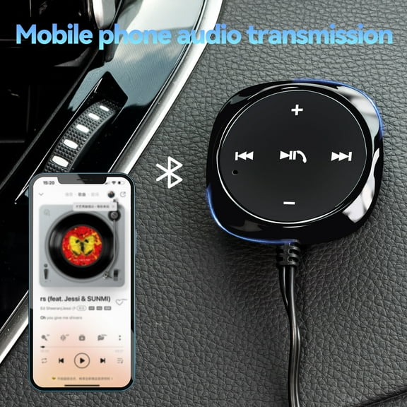 AUTOXBERT Bluetooth Car Adapter 3.5mm AUX Adapter Wireless Stereo Audio Music Receiver