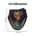 thumbnail image 3 of Pofeuu Whimsical Dragon Color Cool Print Thickened Mini Silicone Oven Mitts Heat Resistant, Rubber Oven Mitt Gloves, Finger Pinch Grips, Pot Holder, Silicone Potholder, 3 of 7