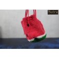 thumbnail image 3 of Crochet Coin Pouch Dice Bag , Watermelon Theme Coin Bag ., 3 of 9