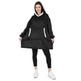 thumbnail image 1 of Sudadera Cobija AGBOX Negro con Capucha y Borrega para Máximo Confort, 1 of 5