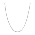 thumbnail image 1 of Collier Rolo Ovale en Argent Sterling 925 2.5mm, 1 of 5