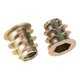 thumbnail image 2 of Hex Drive Furniture Nut M5*10mm Zinc Alloy Hex Drive Head Furniture Nuts Threaded for Wood Insert Hex Head Furniture Nut, 2 of 5