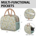thumbnail image 6 of Lunch Bag Lunch Box for Women Reusable Insulated Lunch Bags,Water-Resistant Lemon Tree Cooler Lunch Tote Bag, Large Capacity for Work Travel Picnic, 6 of 6