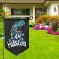 thumbnail image 4 of Zufioo Hungry Tyrannosaurus Print Garden Decoration Flags, Sun-resistant and Wrinkle-resistant Flags, Balcony, Terrace, Garden Decorations, Home Decorations-One Size, 4 of 7