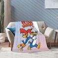 thumbnail image 5 of Cartoon Boys Girls Blanket Super Soft Cozy Warm Plush Throw Blanket, Lightweight Fuzzy Flannel Blankets for Couch Sofa Bed Travel and Camping Gifts 50"X40", 5 of 8