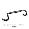 thumbnail image 4 of Transemion Road Bike Handlebar Universal Front Drop Bar Bent Handlebars Replacement As shown 31.8*400MM, 4 of 6