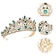 thumbnail image 5 of Tiara de novia con diamantes de imitación para niña, corona de boda, diadema de novia con diamantes de imitación, 5 of 8