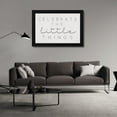 thumbnail image 3 of Jaxn Blvd. 24x17 Black Modern Wood Framed Wall Art Titled - Celebrate the Little Things, 3 of 6