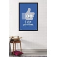 thumbnail image 2 of DaVid Olenick - I Give Pity Likes Wall Poster, 22.375" x 34", Framed, 2 of 2