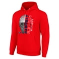 thumbnail image 2 of Men's Starter Red Washington Capitals Half Helmet Fleece Pullover Hoodie, 2 of 3