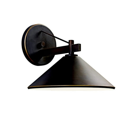 

Kichler 49061OZ Ripley 1-Light Outdoor Wall Light - 9.87H in. Bronze