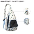 thumbnail image 4 of Astronomy Sling Backpack - Detailed Solar System Design Shoulder Bag, Compact Pack for Essential Carry & Daily Use, 4 of 4