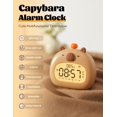 thumbnail image 2 of Reloj despertador WANIDEA Lindo Capibara para niños con temporizador y luz, 2 of 9