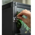 thumbnail image 4 of ToxiRium 18x18x36Inch Hybrid PVC Reptile Cage| Ventilated Habitat Enclosure with Interchangeable Acrylic & Mesh Doors, Durable Tank for Gecko, Chameleon, Snake, Frog, Easy Assembly, Front Dual Access, 4 of 7