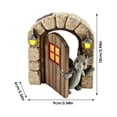 thumbnail image 4 of Reading Book Little Dragon Sculpture Garden Decor Resin Ornament, 4 of 8