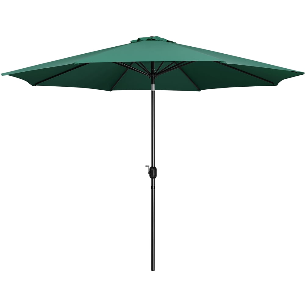 Renwick 98" Dark Green Round Tilting Patio Umbrella