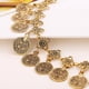 thumbnail image 5 of Pulsera de la moneda Fernando Mujer Boho Vintage Plata Oro Moneda Turca Festival Bronce, 5 of 5