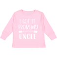 thumbnail image 3 of Inktastic I Got It From My Uncle Boys or Girls Long Sleeve Toddler T-Shirt, 3 of 5
