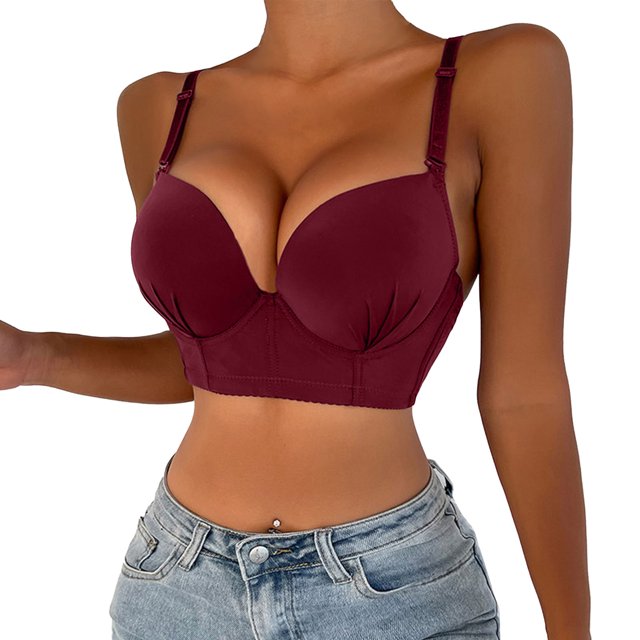 Sujetador con aros para mujer, encantador, con correas ajustables para los hombros, sujetador push-up para niñas