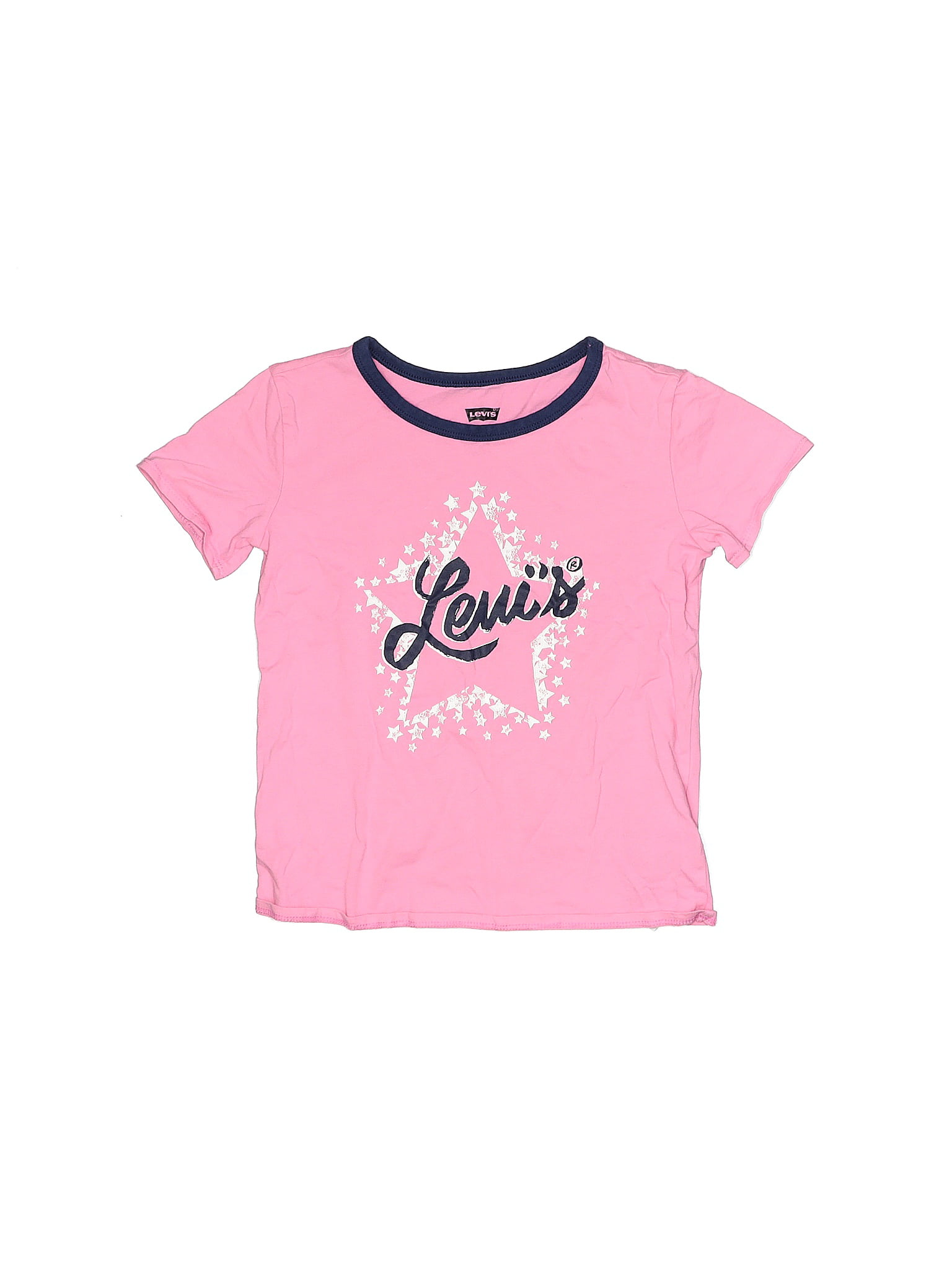 Neuken wees onder de indruk Integratie Pre-Owned Levi's Girl's Size 7 Short Sleeve T-Shirt - Walmart.com