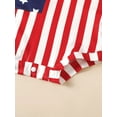 thumbnail image 6 of Bagilaanoe 4th of July Newborn Baby Boys Girl Rompers Stars Stripes Print Sleeveless Bodysuit 3M 6M 12M 18M 24M Infant Summer Overalls Shorts for Independence Day, 6 of 9