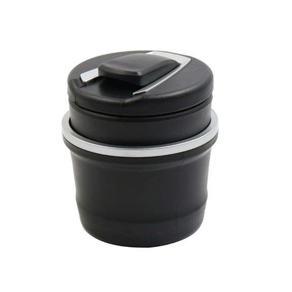 Unique Bargains Blue LED Light Black Shell Car Cigarette Smoke Remove Ashtray Holder for BMW