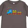 thumbnail image 4 of Inktastic Colorful Toy Train Boys or Girls Long Sleeve Toddler T-Shirt, 4 of 5