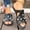 Black, variant on Women's Flat Slide Sandals Pearl Embellished Crisscross Strap, Open Toe Slip-On Casual Summer Slides Black 37