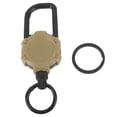thumbnail image 2 of Porte-clés Rétractable, Porte-Clés Rétractable avec Lanière, Porte-Clés Rétractable en Fil d'Acier Inoxydable avec Boucle Mousqueton, 2 of 8