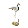 thumbnail image 3 of Crane Bird Statues Outdoor Figurines Sculpture Resin Ironwork for Courtyard Landscape Pond Decoration Yard, 3 of 8