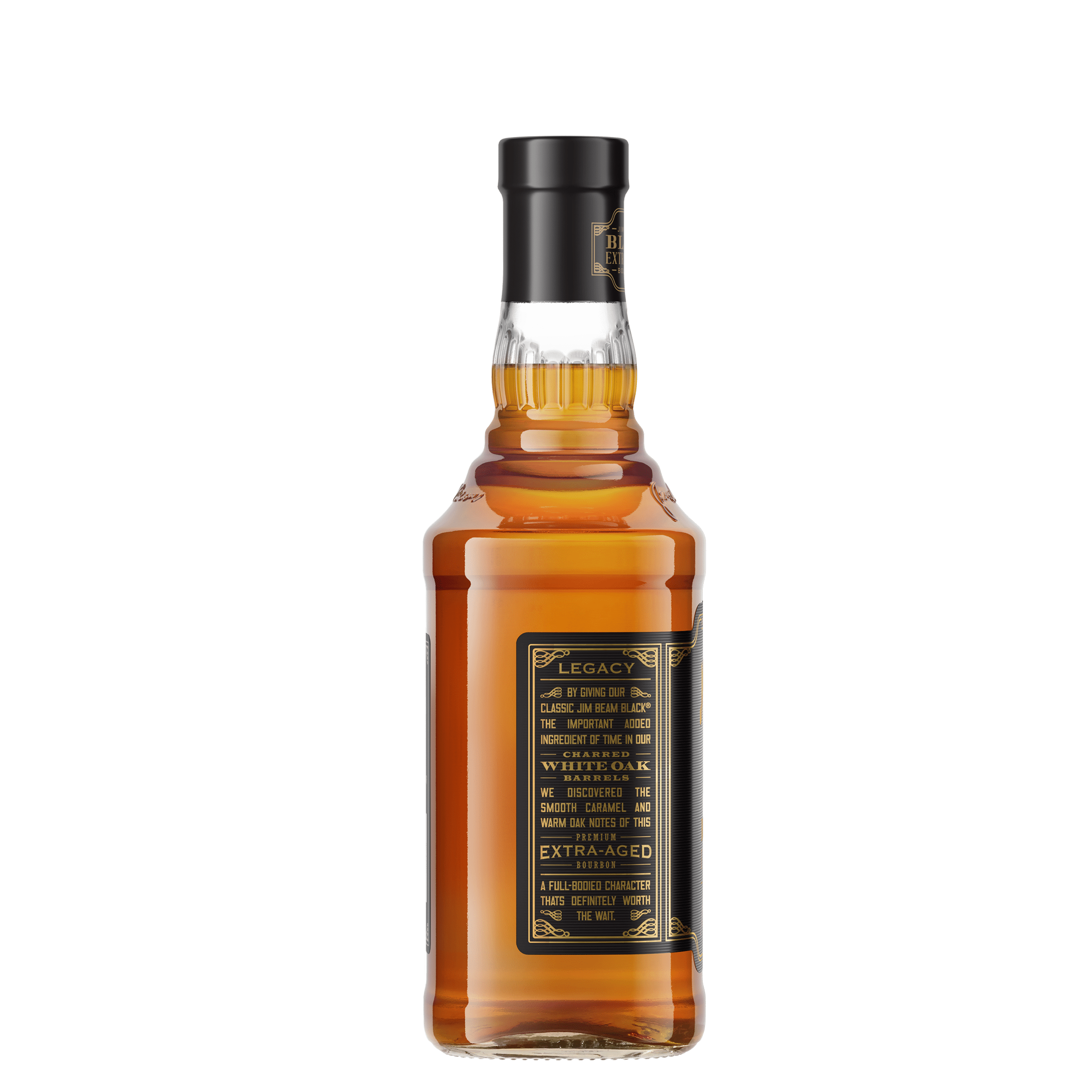 Jim Beam Black Straight Bourbon Aged 7 YR, 750 ml Bottle, 45% ABV