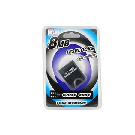 Gamilys 8MB Memory Card Stick for Nintendo Gamecube NGC Wii Console 123 Blocks (Best Wii Gamecube Games)
