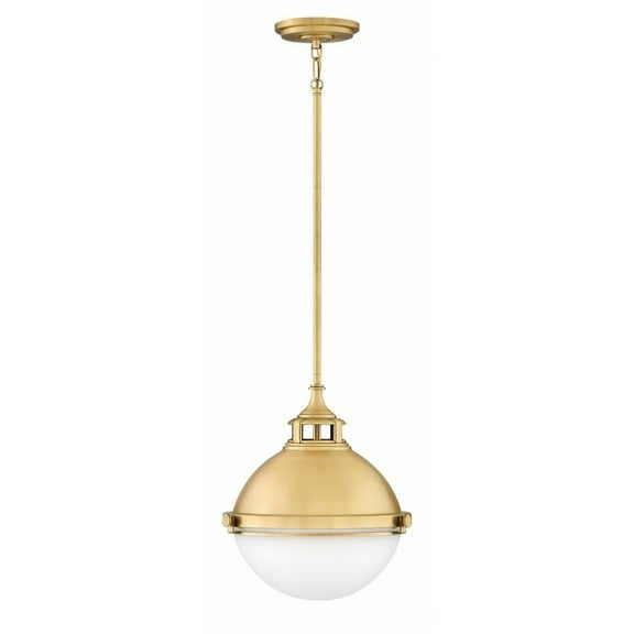 2 Light Small Pendant in Traditional-Industrial Style 13.5 inches Wide By 14.5 inches High-Satin Brass Finish Bailey Street Home 81-Bel-3003705