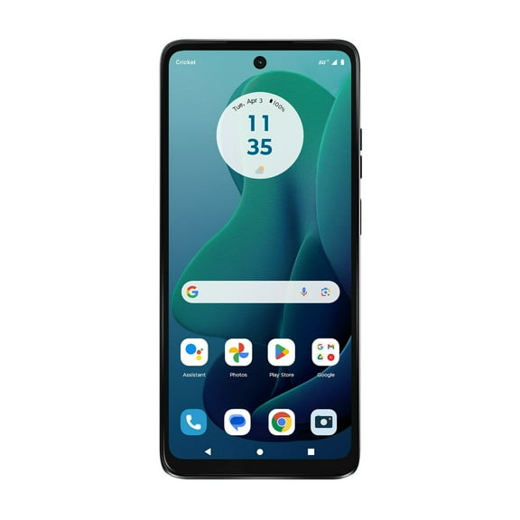 Pre-Owned Cricket Wireless Moto G 5G 2024, 128GB, Sage Green - Prepaid Smartphone