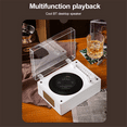 thumbnail image 2 of Bluetooth Speaker CD Player Compatible with Bluetooth 5.1 Album Player Tray-Loaded CD Player Walnut, 2 of 7