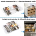 thumbnail image 5 of YIEMEEN 1/2Piece Spice Drawer Organizer Acrylic Spice Rack for Kitchen Organization, 5 of 10