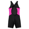 thumbnail image 4 of HULIJA Boys Girls Swimming Costume One Piece Swimsuit Kids Legsuit Bathing Suit Sports Training Rose Red&Black 14, 4 of 7