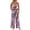 Purple, variant on uvwlwu Women Floral Print Strapless Jumpsuit Ruffle Bandeau Tube Top Elastic High Waist Wide Leg Long Romper Sleeveless Casual Summer Beach Vacation Outfit,XXL