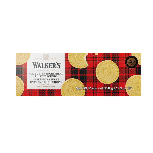 Walker's Walkers Pure Butter Shortbread Rounds, 150 g