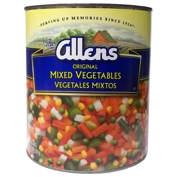 Allens Mixed Vegetables, Canned Vegetables, 106 oz